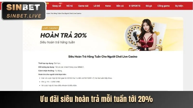 Trò chơi casino trực tuyến với người thật tại Vua88